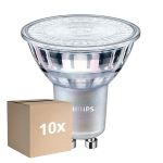 Fordelspakke 10x Philips MASTER Value LED Spot GU10 PAR16 3.7W 365lm 60D - 930 Varm Hvid | Bedste Farvegengivelse - Dæmpbar - Erstatter 50W