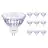 Fordelspakke 10x Philips Master Value LED Spot GU5.3 MR16 7.5W 621lm 60D - 927 ekstra varm hvid | bedste farvegengivelse - dæmpbar - erstatter 50W