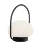 Nordlux Bordlampe Sponge Batteri Sort 4.8W 300lm - 827 Ekstra Varm Hvid | 3-Trin Dæmpbar