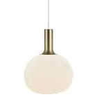 Nordlux Alton 25 Pendel Lampe Glas Hvid | Egnet til 1x E27