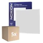 Fordelspakke 5x Noxion LED Panel Ecowhite V4.0 28W 3360lm - 830-840-865 CCT | 60x60cm - UGR 