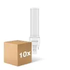 Fordelspakke 10x Noxion Lucent PL-C LED 3.6W - 840 Kold Hvid | 2-Pinde - Erstatter 10W